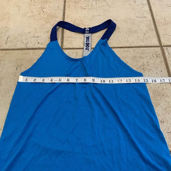 Nike Blue Dri-FIT "Just Do It" Racerback Tank Top - Size S - Picture 5 of 9